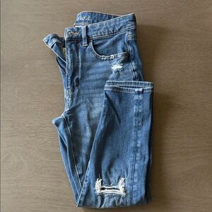 American Eagle Outfitters Blue Cropped Jeans